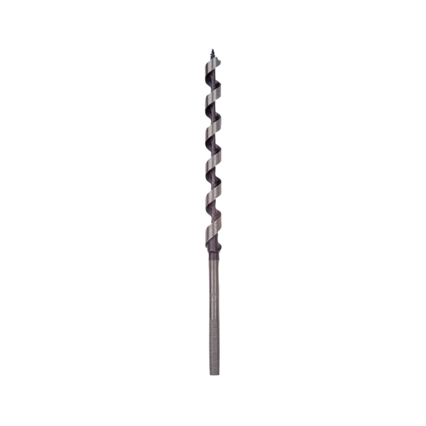 I-100 Series 49906 Power Drill Auger Bit, 3/8 in Dia, 7-1/2 in OAL, Solid Center Flute, 1-Flute, Hex Shank