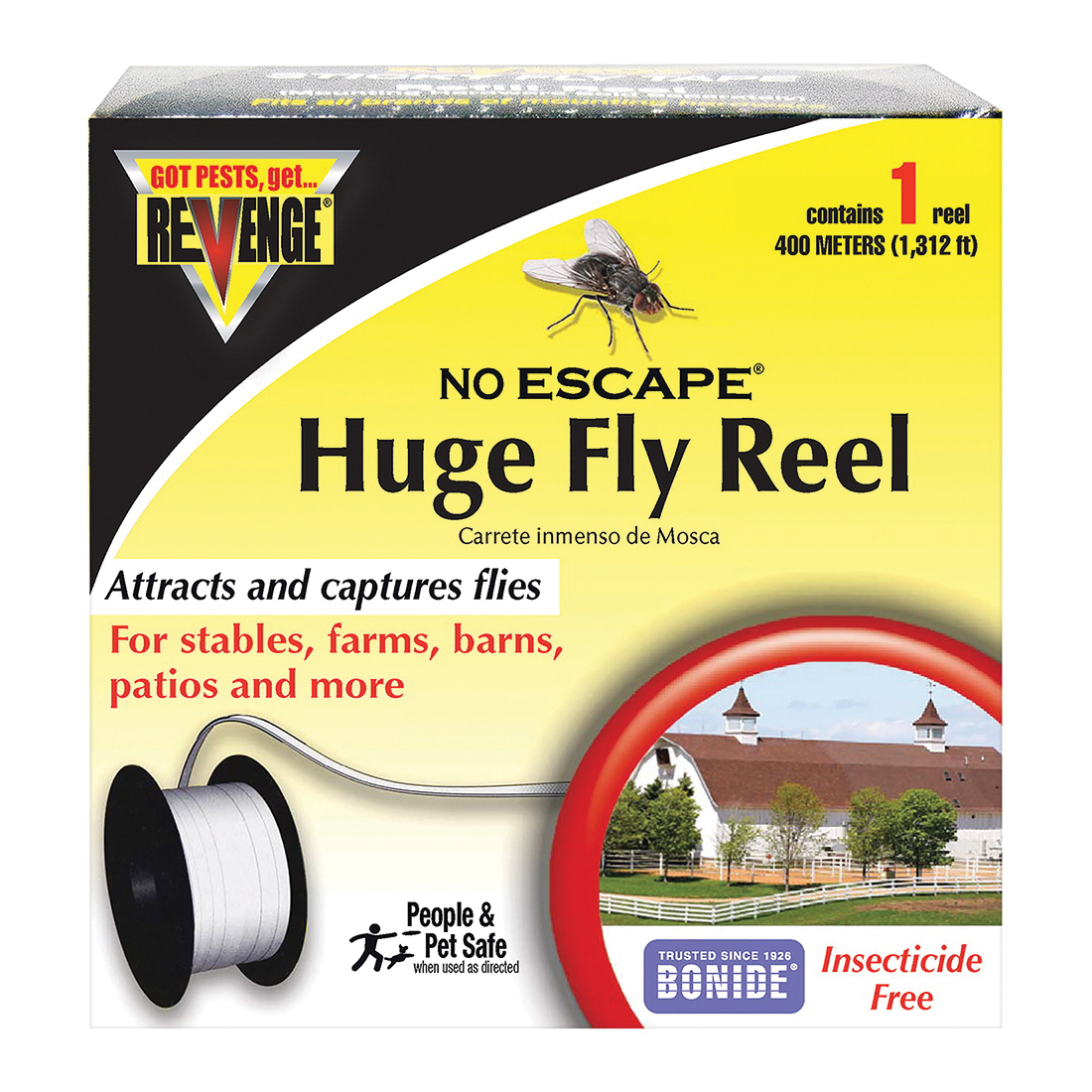 46140 Huge Fly Tape Reel, Solid, 1 Pack