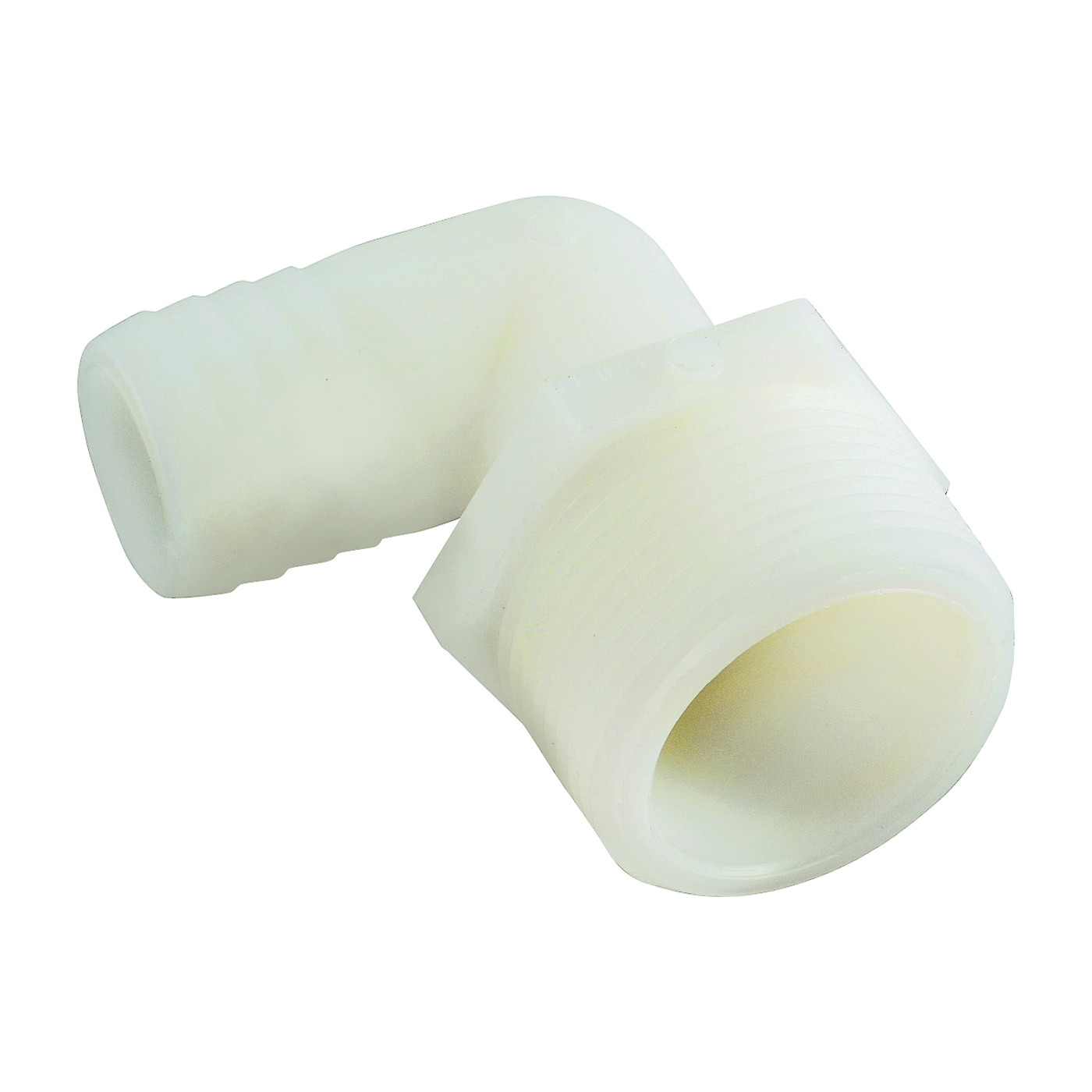 53720-1212 Hose Elbow, 3/4 in, Barb, 3/4 in, MPT, 150 psi Pressure, Nylon