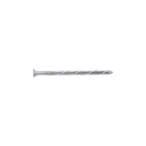 00033262 Log Spike Nail, Steel, Galvanized, Flat Head, Spiral Shank, 50 lb