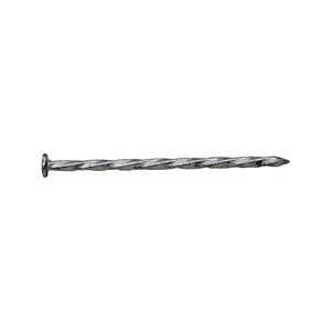 0010202 Deck Nail, 20D, 4 in L, Steel, Hot-Dipped Galvanized, Flat Head, Spiral Shank, 50 lb