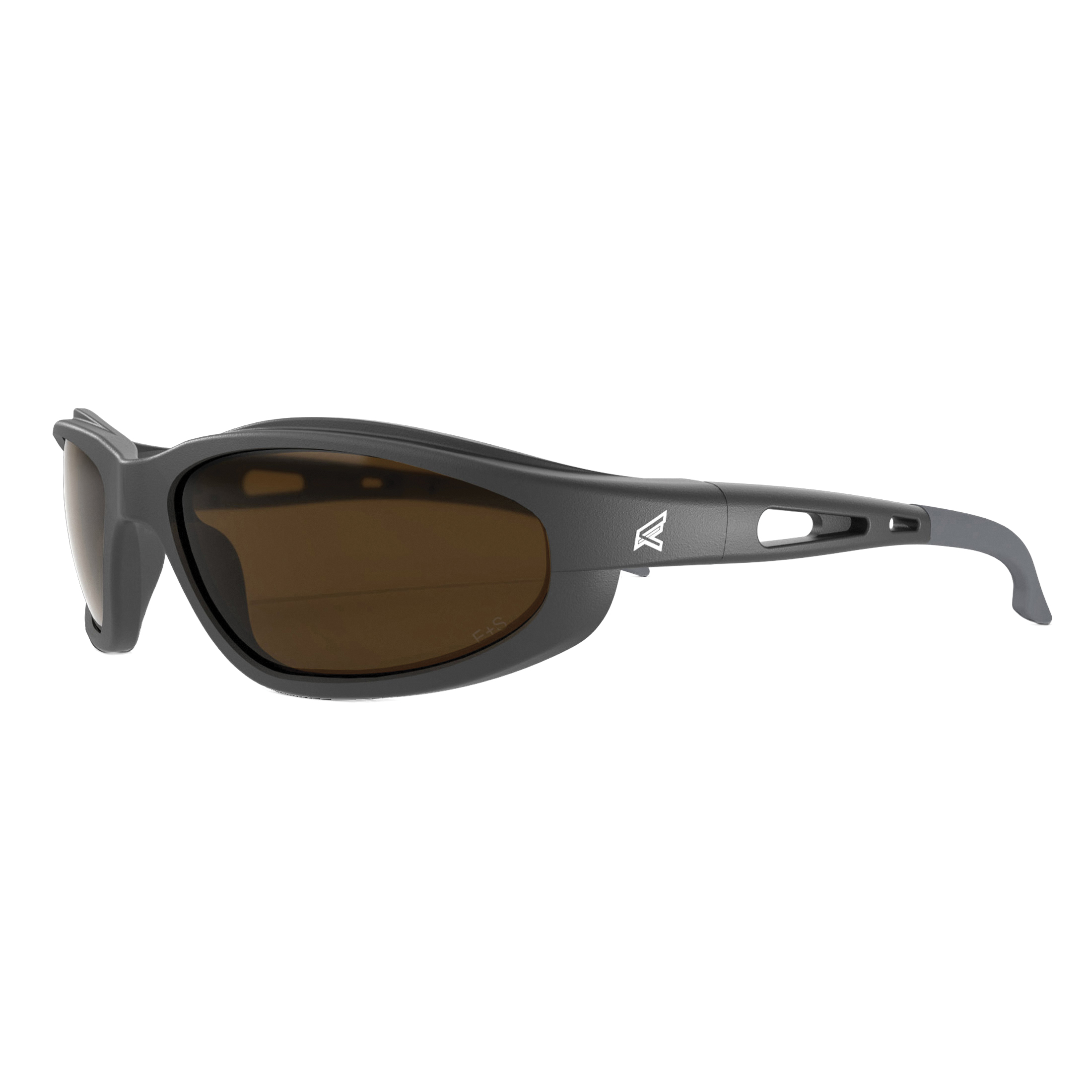 TSM215 Polarized Safety Glasses, Scratch-Resistant Lens, Copper Lens, Black Frame, Unisex, Polycarbonate Lens, Full Frame, Nylon Frame