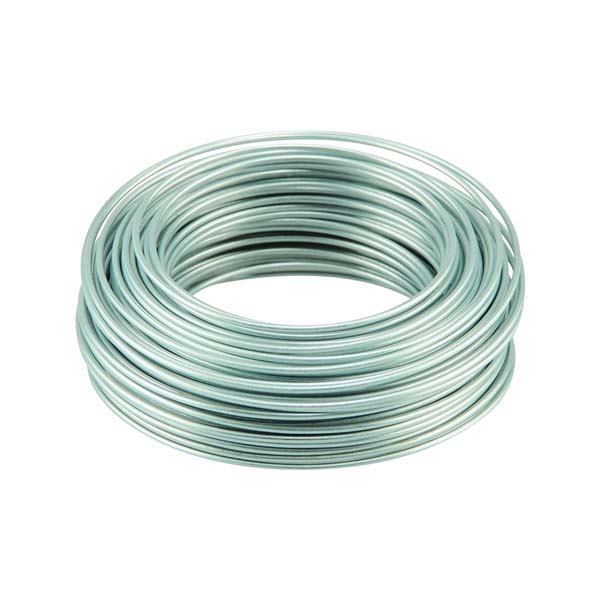 50132 Utility Wire, 50 ft L, 19 ga Gauge, Steel, Galvanized