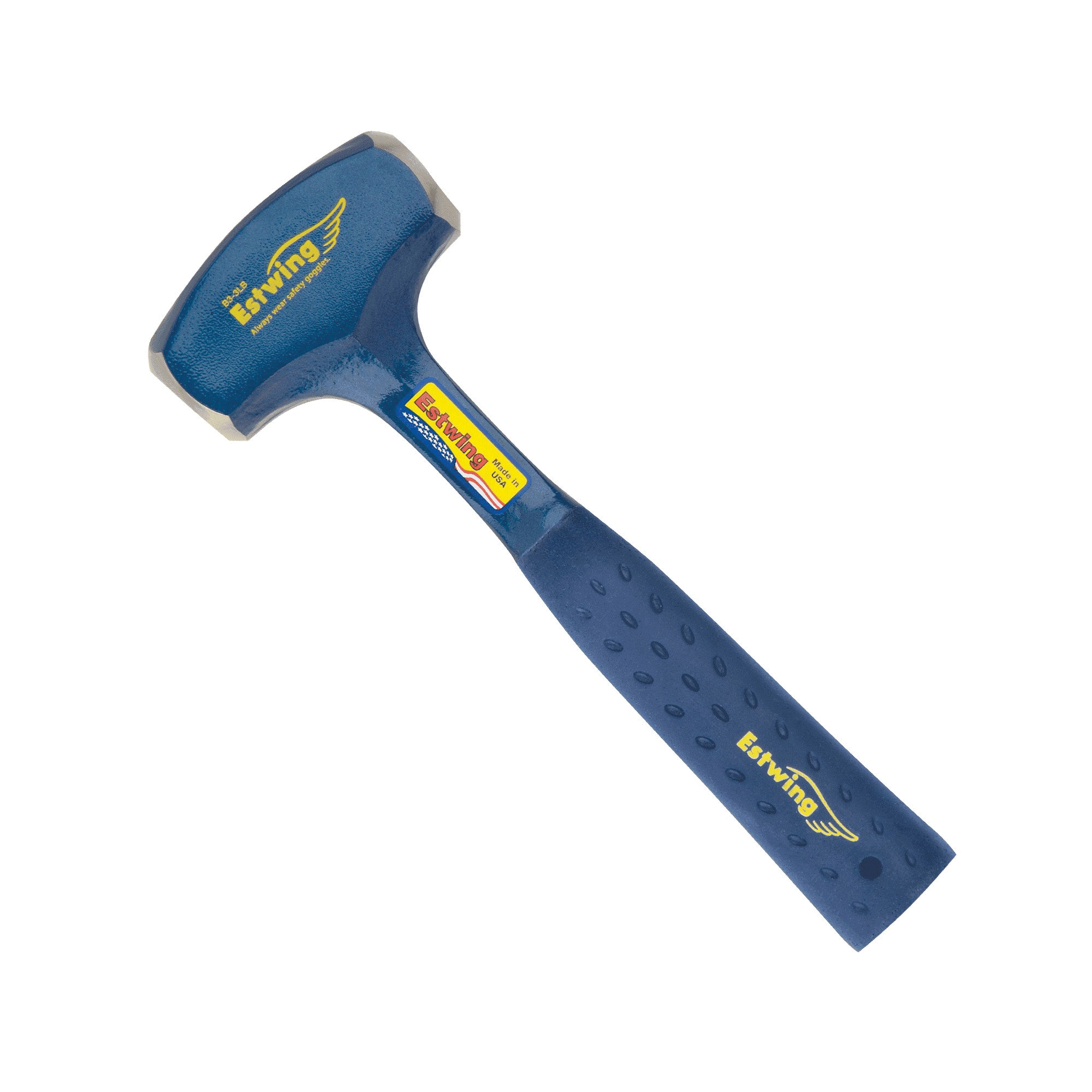 B3-3LB Drilling Hammer, 3 lb Head, Drilling, Steel Head, 11 in OAL
