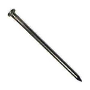 0053225 Common Nail, 40D, 5 in L, Steel, Brite, Flat Head, Round, Smooth Shank, 5 lb