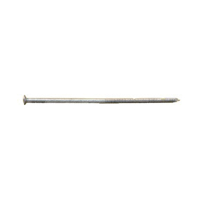 0092245 Pole Barn Nail, 60D, 6 in L, Steel, Galvanized, Flat Head, Ring Shank, 5 lb