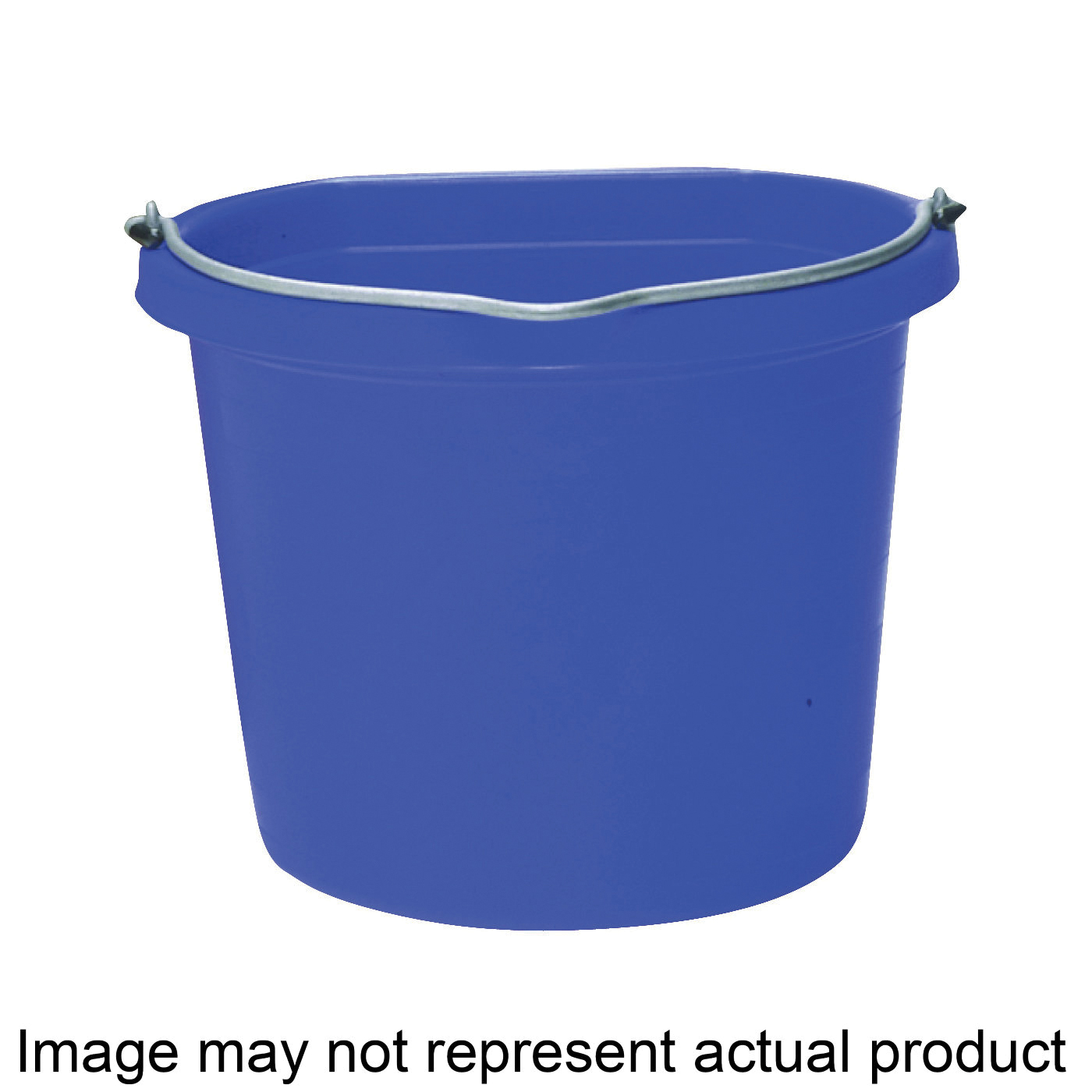 1302040 Bucket, 20 qt Volume, Polyethylene Resin, Blue