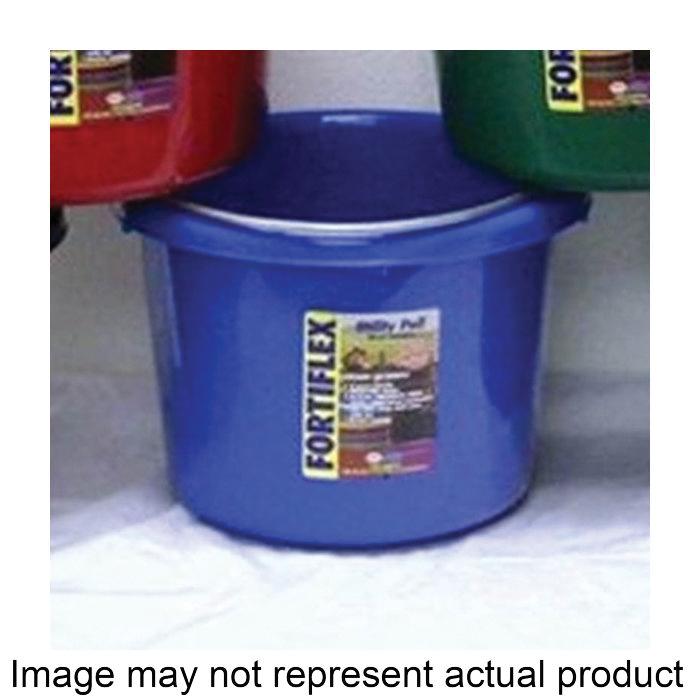 1304840 Utility Pail, 8 qt Volume, Fortalloy Rubber, Blue