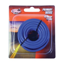 55671633/12-1-12 Electrical Wire, 12 AWG Wire, 25/60 VAC/VDC, Copper Conductor, Blue Sheath, 11 ft L