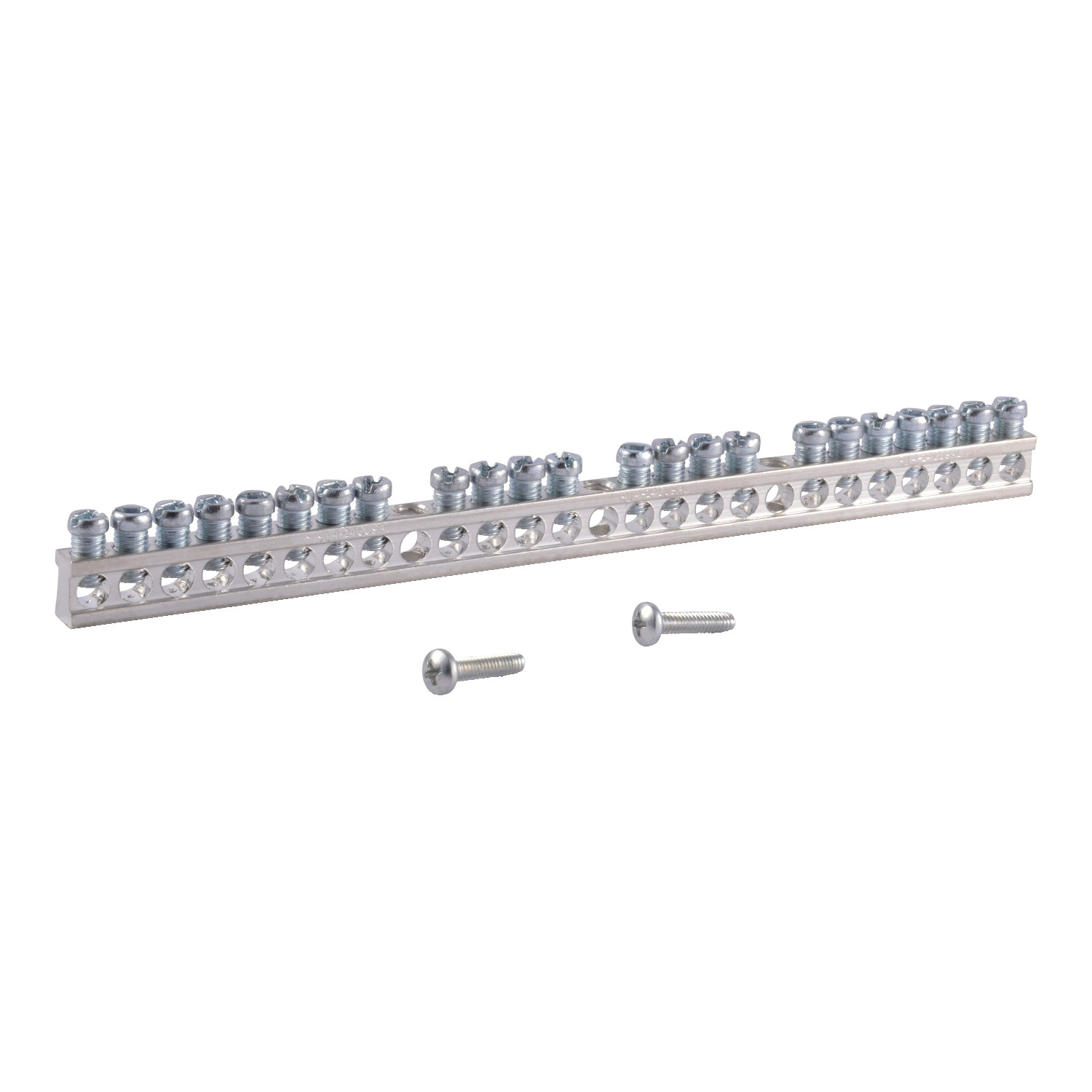 PK23GTACP Ground Bar Kit, 0.32 in L, 23-Terminal, Aluminum