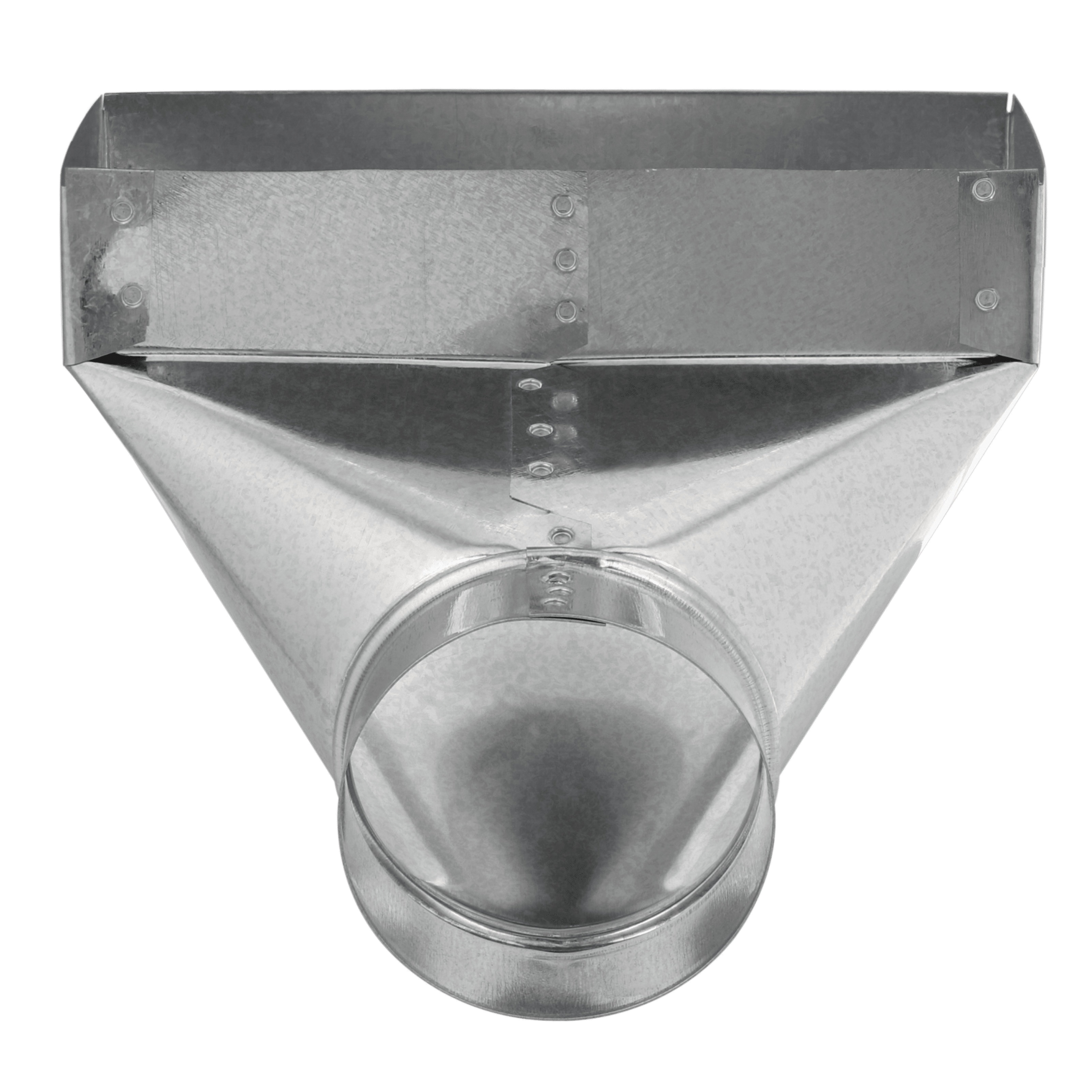GV0626-C Wall Register Angle Boot, 9 in L, 10 in W, 8 in H, 90 deg Angle, 30 ga Gauge, Steel, Galvanized
