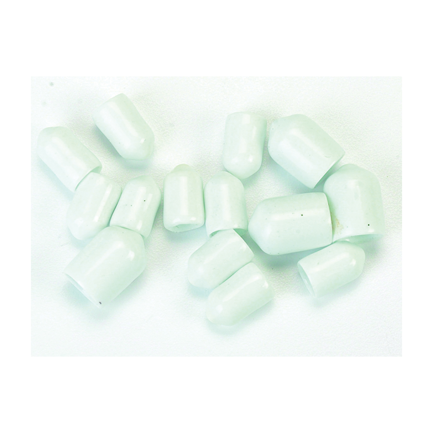 71016 Shelf End Cap, Plastic, White