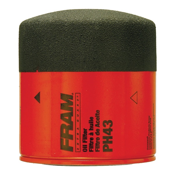 PH43 Full Flow Lube Oil Filter, 3/4- 16 Connection, Threaded, Cellulose, Synthetic Glass Filter Media