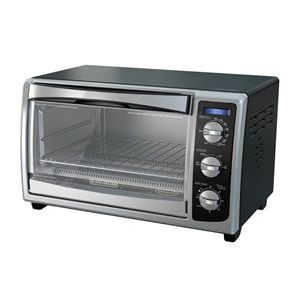 BLACK+DECKER 6-Slice Convection Countertop Toaster Oven, Stainless