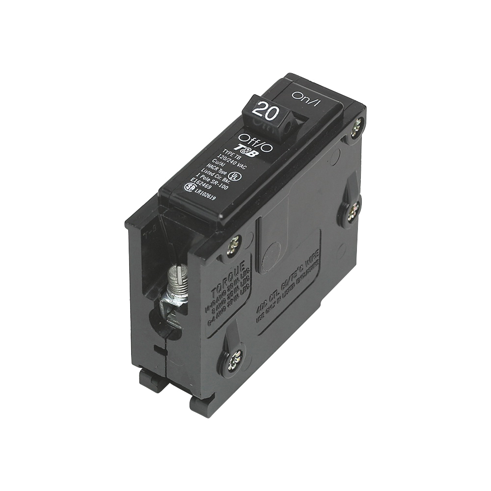 Q130 Circuit Breaker, Mini, 30 A, 1-Pole, 120 V, Fixed Trip, Plug Mounting