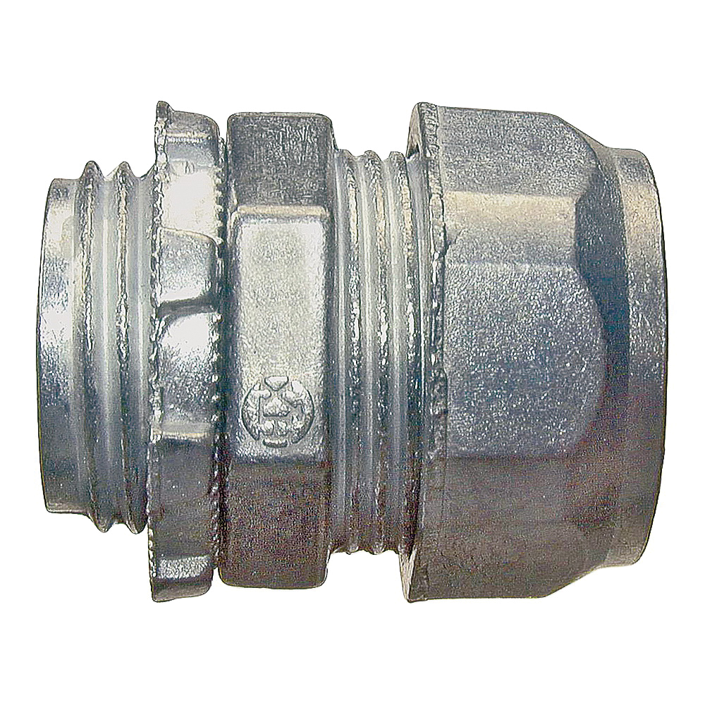 Halex 90211 Connector, 1/2 in Compression, Zinc, 1/BAG