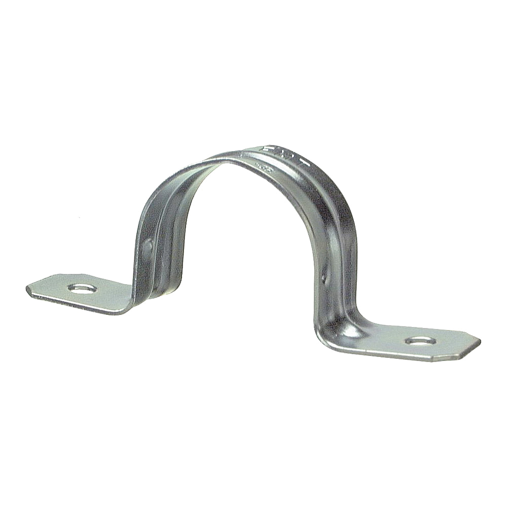 96161 Conduit Strap, 1/2 in, Steel, Galvanized