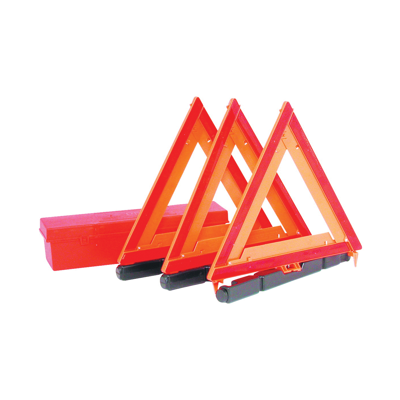 449 Warning Triangle Kit, Fluorescent Orange Reflector, Clip Mounting