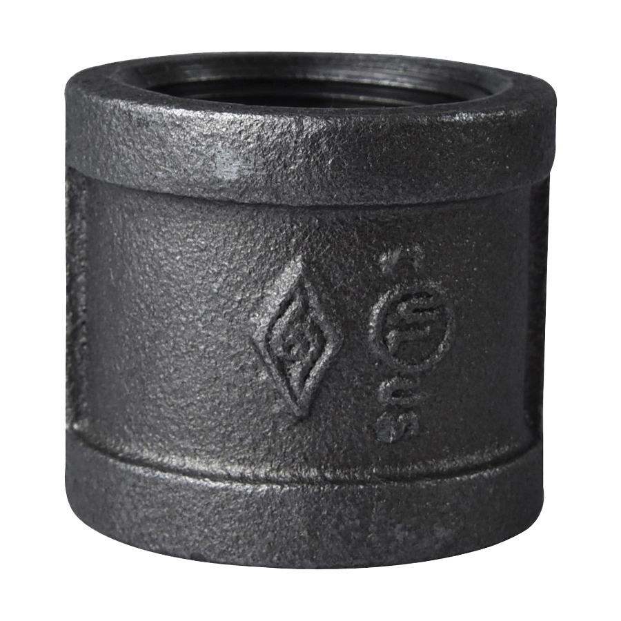 B220 32 Pipe Coupling, 1-1/4 in, FIP, Steel, 40 Schedule, 300 psi Pressure