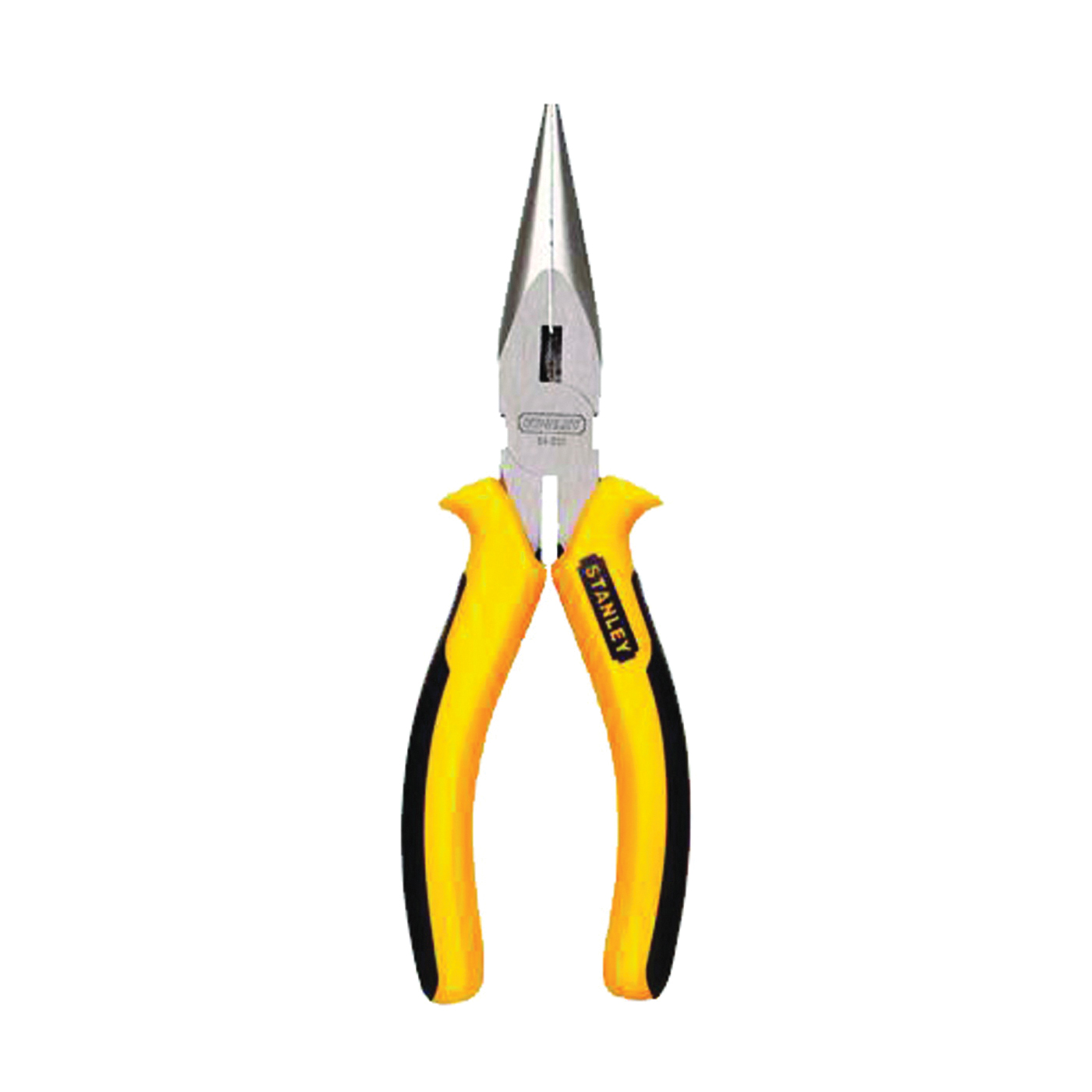 84-031W Nose Plier, 6 in OAL, 14 AWG Cutting Capacity, 1-1/4 in Jaw Opening, Black/Yellow Handle, 13/16 in W Jaw