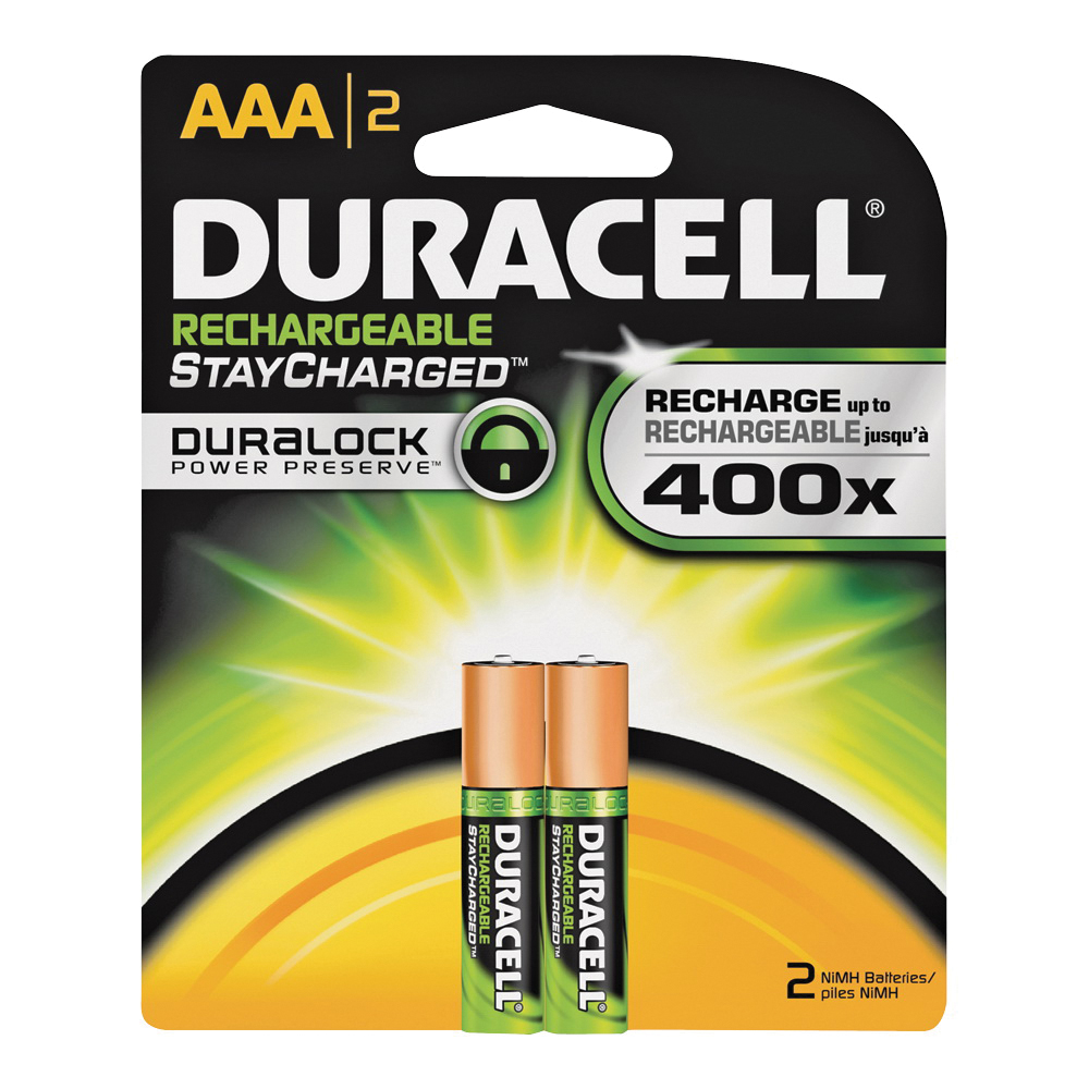 Duracell 66158 Battery, 700 mAh, AAA Battery, Nickel-Metal Hydride, Rechargeable: Yes - 1