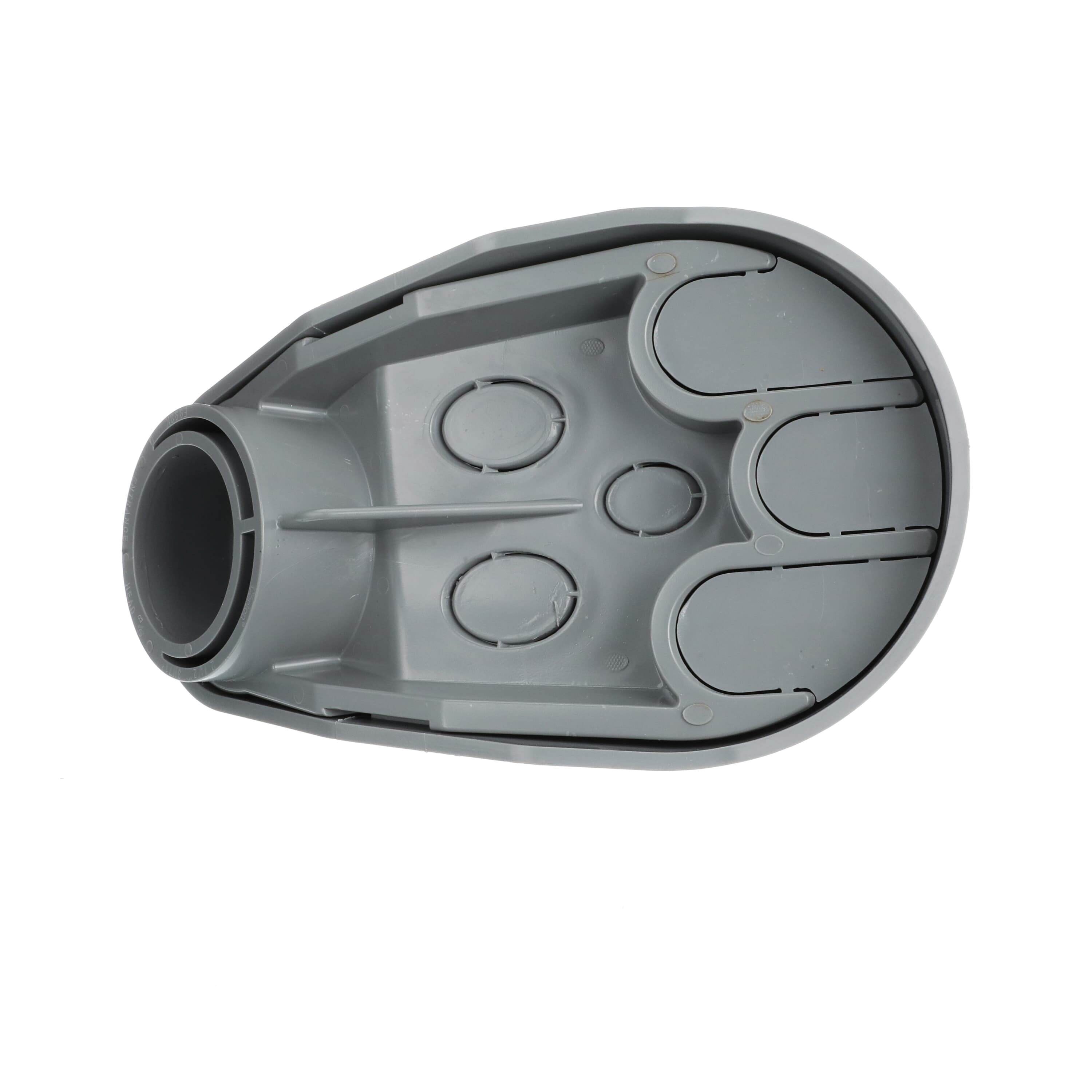 E998K-UPC Service Entrance Cap, 2-1/2 in Hub, 3-Knockout, PVC, Gray