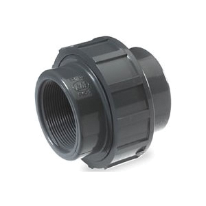 U-1250-T Pipe Union, 1-1/4 in, FPT, Gray, SCH 80 Schedule, 150 psi Pressure