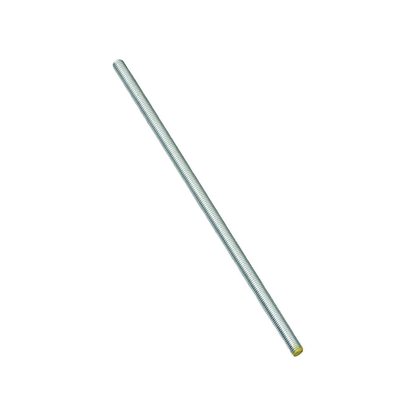 N179-606 Threaded Rod, 3/8-16 Thread, 72 in L, A Grade, Steel, Zinc, UNC Thread