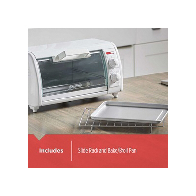 BLACK+DECKER TRO420 4 Slice Toast-R-Oven - White