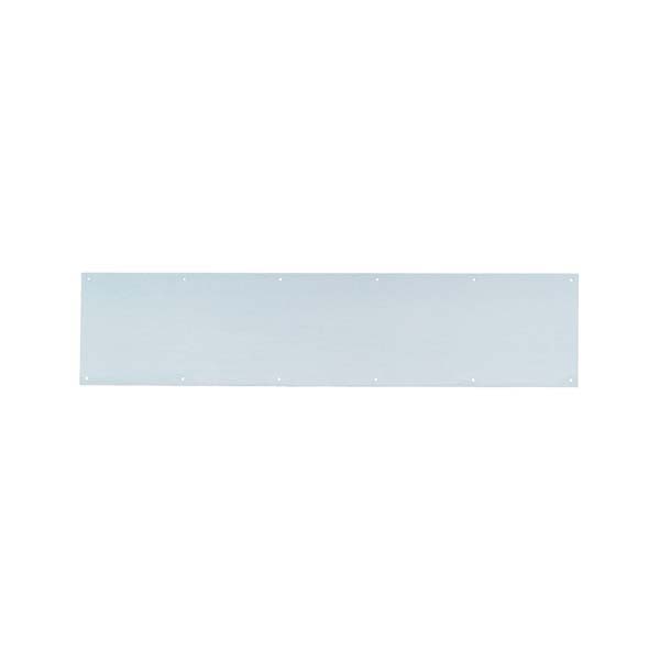C8400PA28 8X34 Kick Plate, 34 in L, 8 in W, Aluminum, Anodized