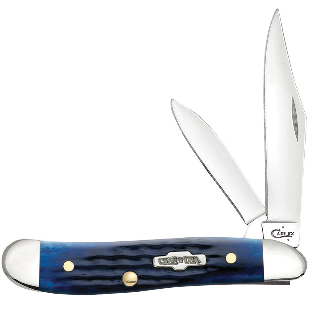 02802 Folding Pocket Knife, 2.1 in Clip, 1.53 in Pen L Blade, Stainless Steel Blade, 2-Blade, Jigged Handle