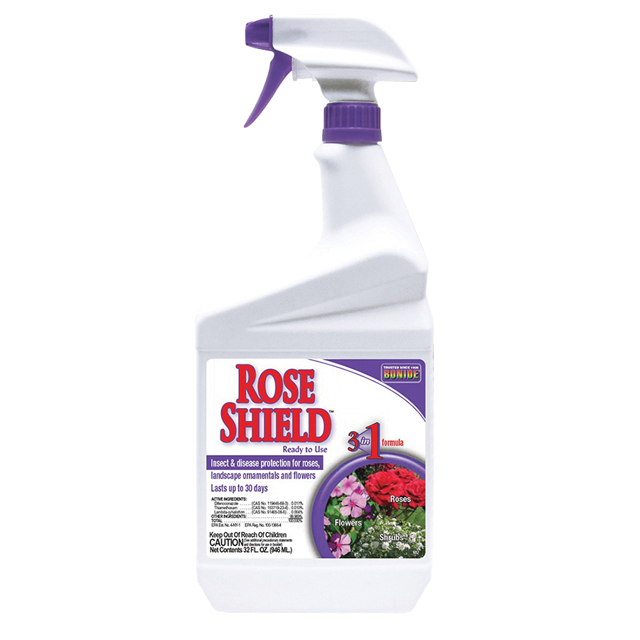 Rose Shield 982 Insecticide, Liquid, Spray Application, 1 qt Bottle