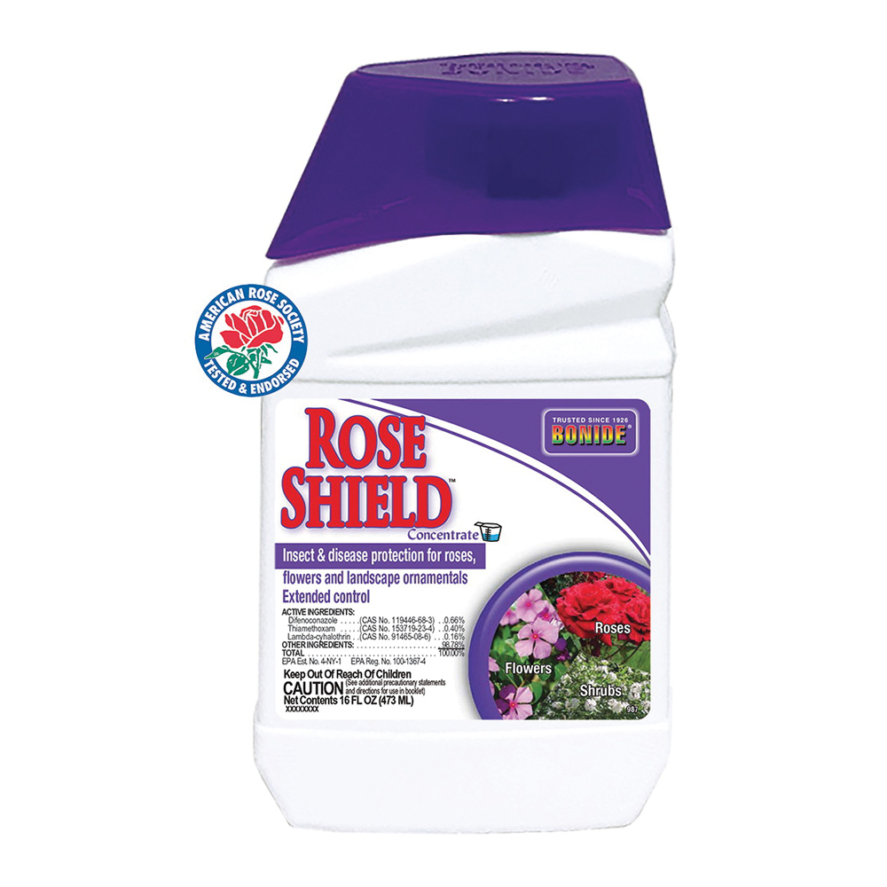 Rose Shield 987 Insecticide, Liquid, Spray Application, 1 pt Bottle