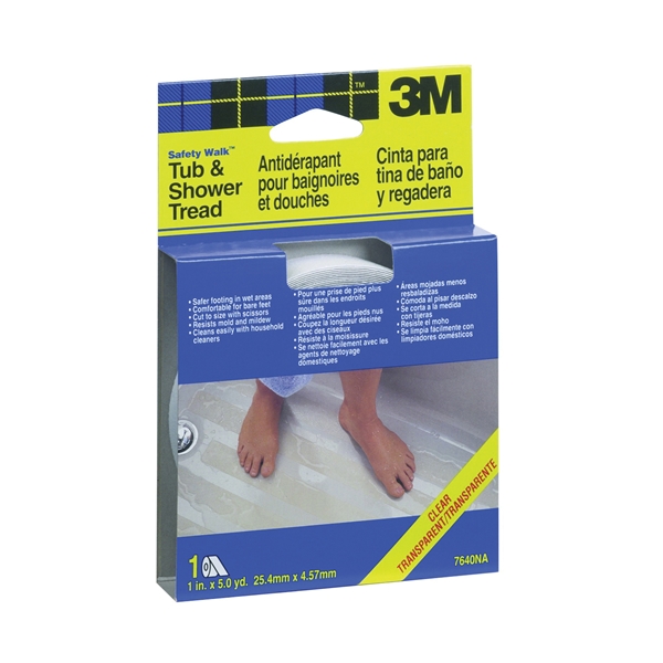 7640 Tread, 180 in L, 1 in W, Clear