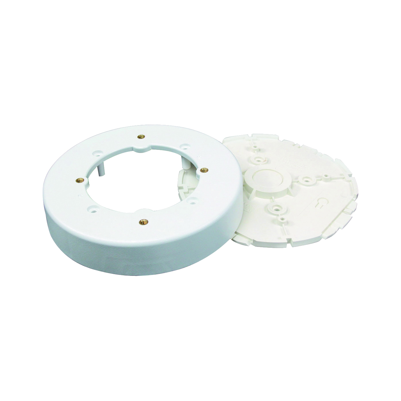NMW Series NMW4 Fixture Box, 5.63 in W, 4 in D, 1-Gang, Plastic, White