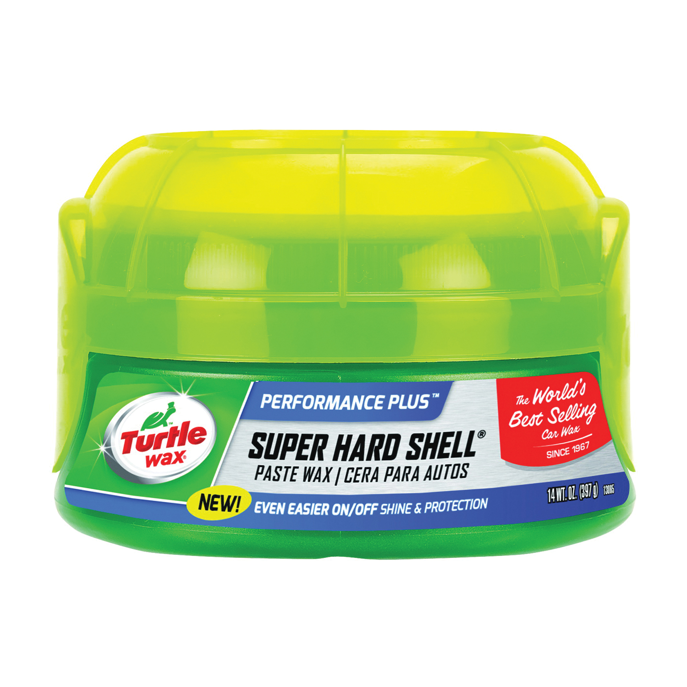 SUPER HARD SHELL T222 Car Wax, 14 oz, Paste, Typical Solvent