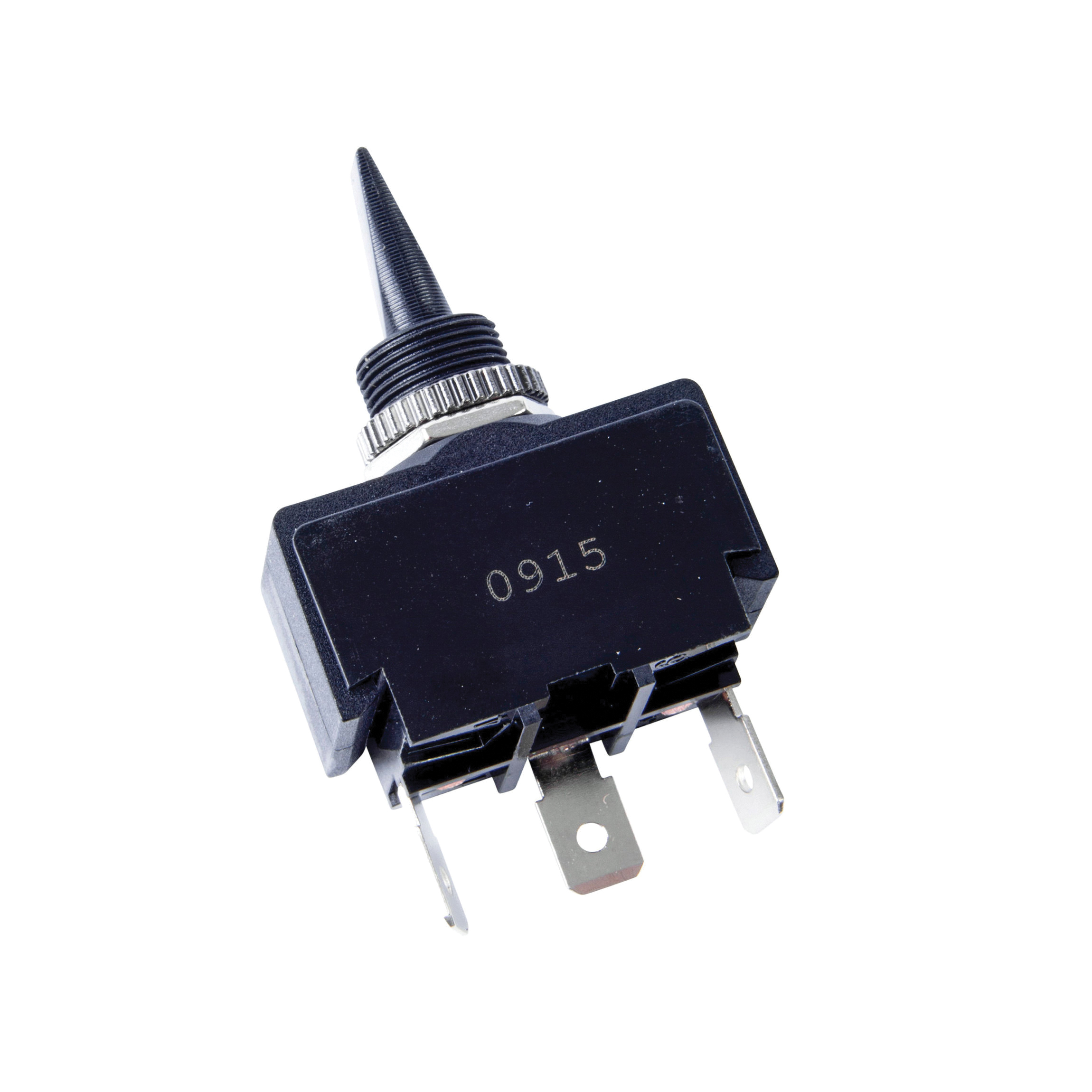 GSW-114 Toggle Switch, 20 A, 125/277 VAC, SPDT, Spade Terminal, Black