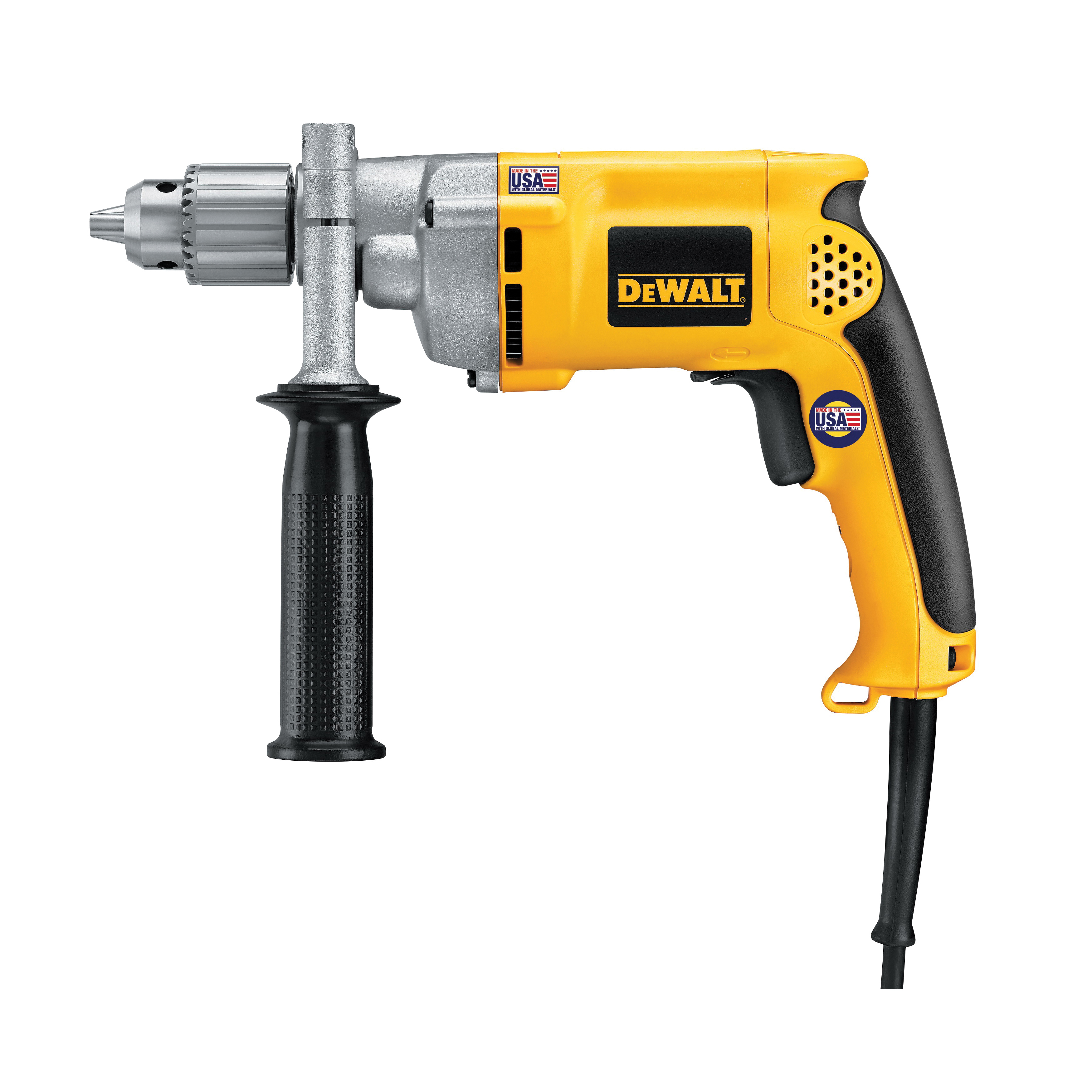 DW235G Electric Drill, 7.8 A, 1/2 in Chuck, Keyed Chuck