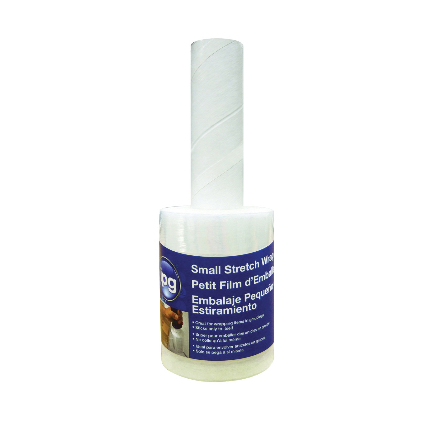 86650 Stretch Wrap Film, 1000 ft L, 5 in W, 80 ga Thick
