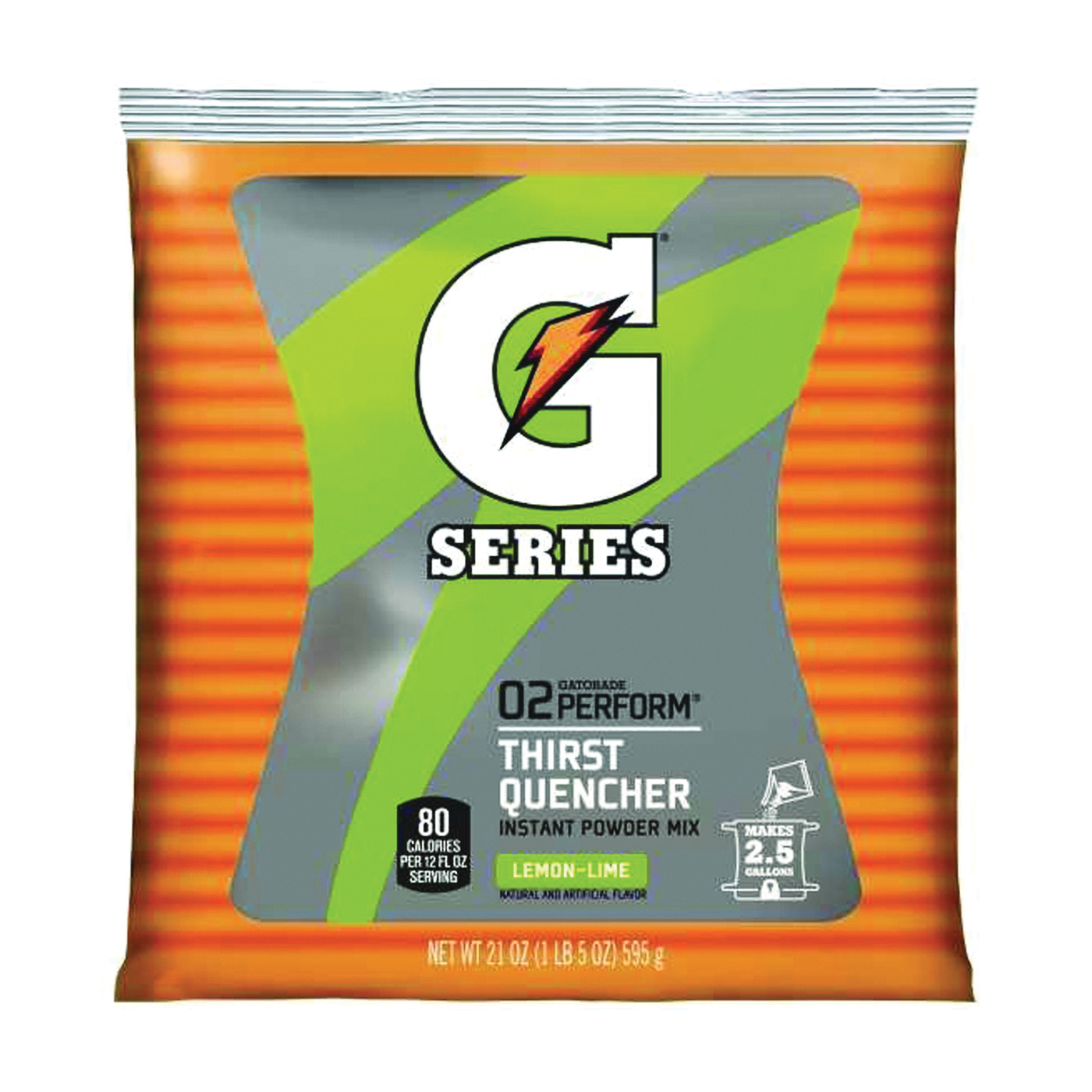 03969 Thirst Quencher Instant Powder Sports Drink Mix, Powder, Lemon Lime, 21 oz Pack