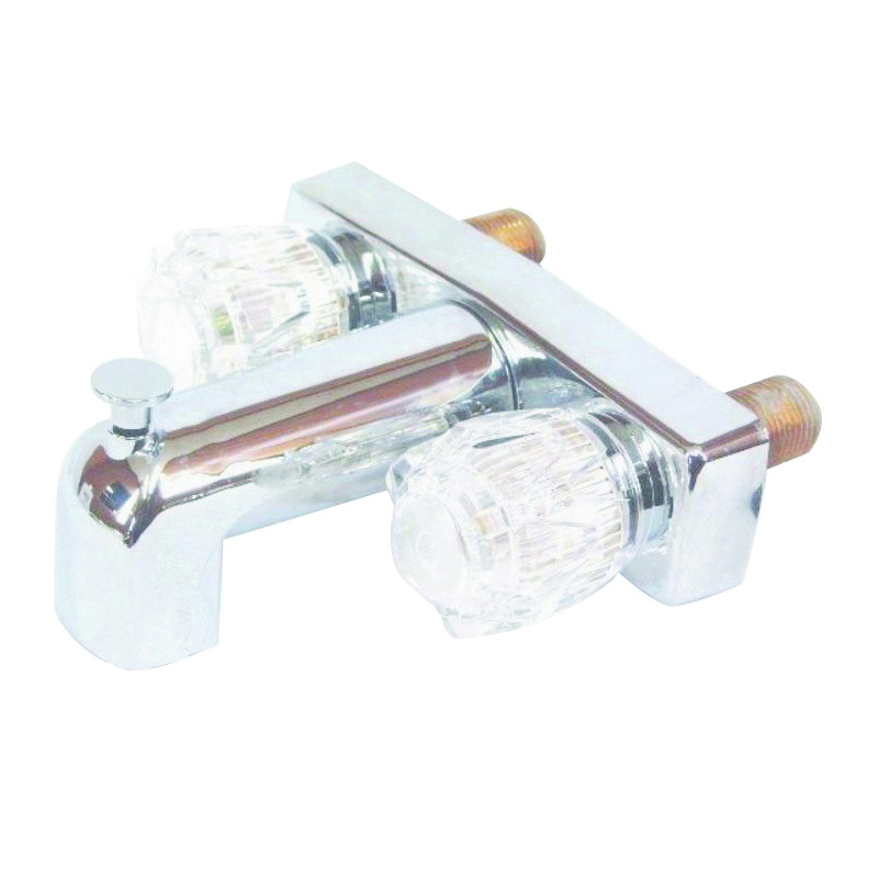 P-019NB Tub and Shower Diverter, 2-Faucet Handle, Brass, Chrome-Plated