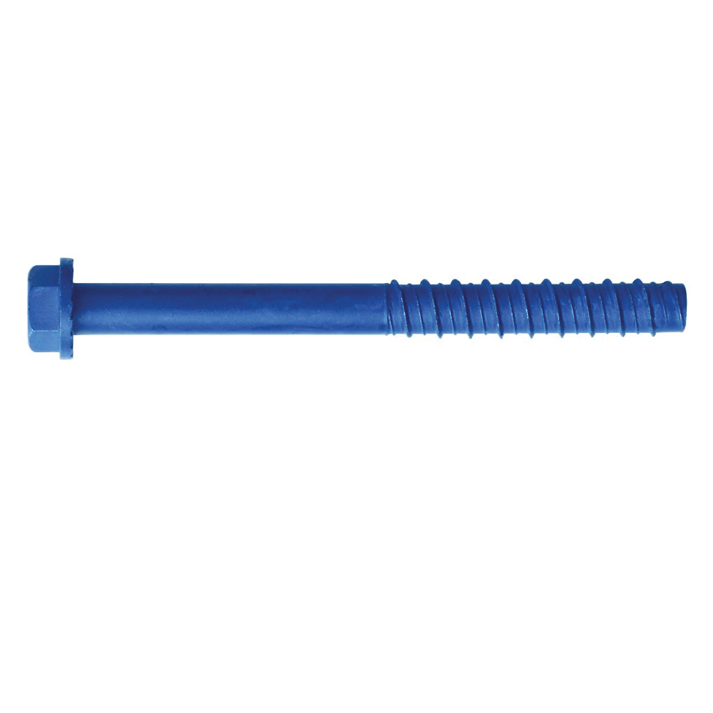 50426 Screw Anchor, Hex Drive, Steel, Metallic, 2 PK