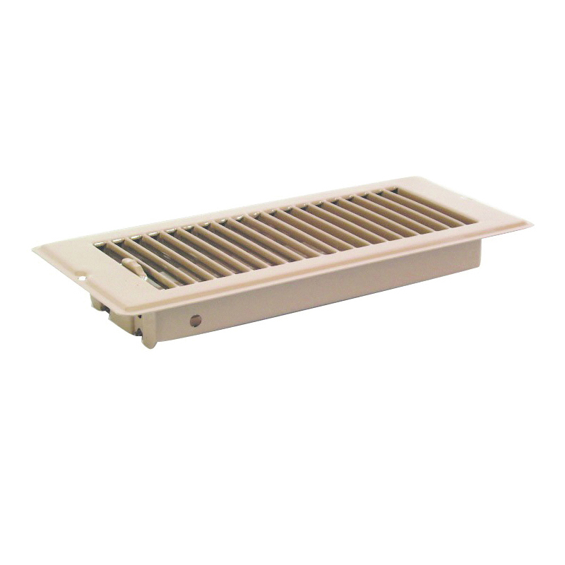 V-057IB Floor Register, 1-5/16 in L, 5-3/8 in W, Steel, Brown, Painted