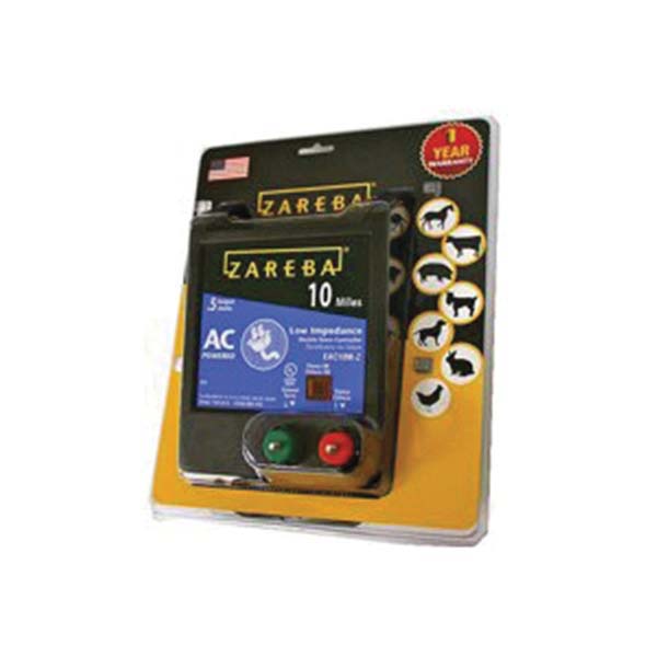 Zareba EAC10M-Z Electric Fence Charger, 0.5 J Output Energy, 115 V, 10, 5, 2.5, 1 mile Fence Distance - 2