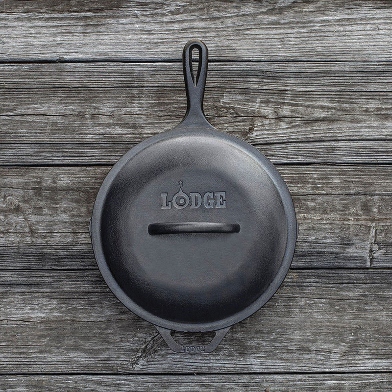 Lodge L8IC3 Seasoned Lid, Round, Cast Iron, Black - 2