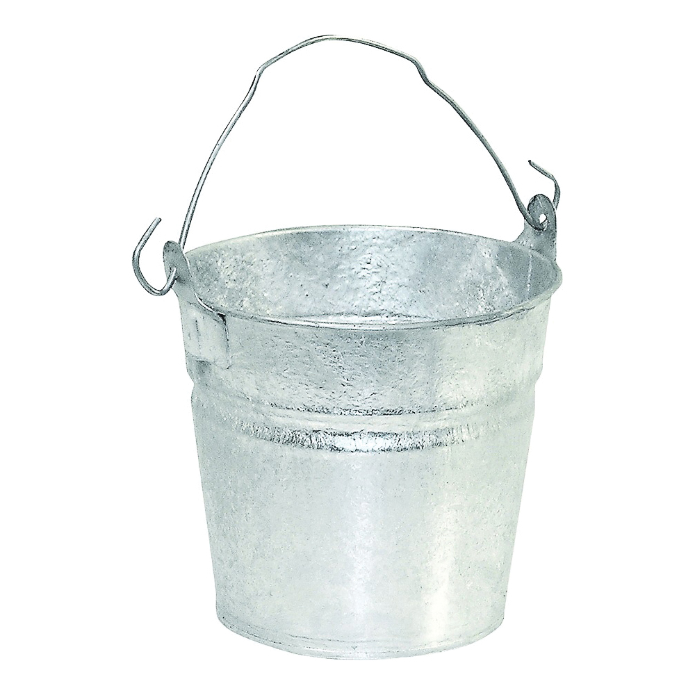 1202 Pail, 2 qt, Steel, Steel Gray
