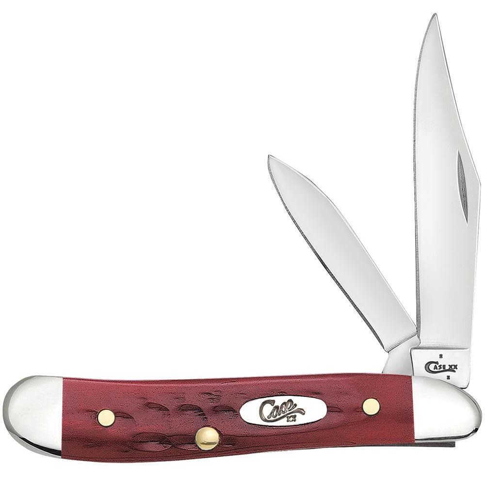 Case 781 Folding Pocket Knife, 2.1 in Clip, 1.53 in Pen L Blade, Tru-Sharp Surgical Stainless Steel Blade, 2-Blade, Bone Handle