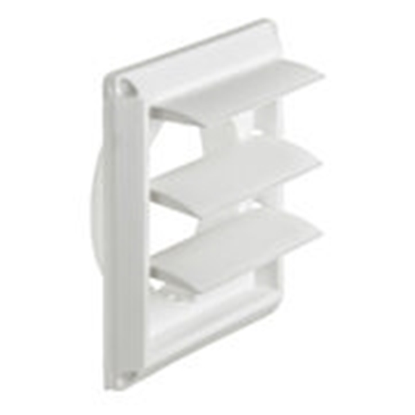 ACE ACEHSR4W Vent Hood, 4 in L x 4 in W Rough Opening, Plastic Hood, White Hood
