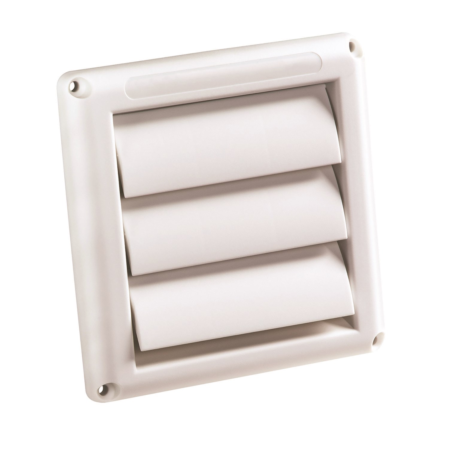 ACE ACEHSR4W Vent Hood, 4 in L x 4 in W Rough Opening, Plastic Hood, White Hood