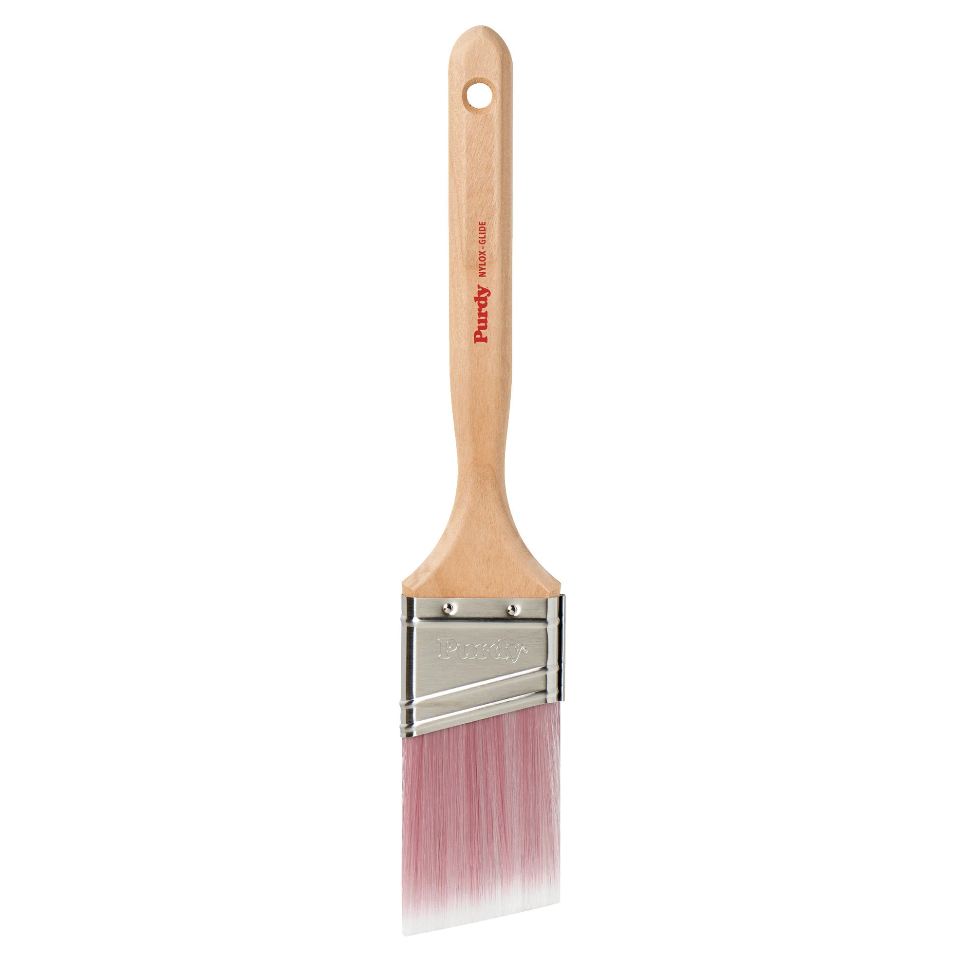 Nylox Glide 152220 Trim Brush, 2 in W, Nylon Bristle, Fluted Handle